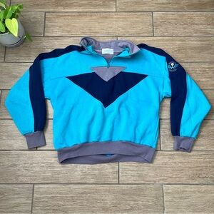 Mark Scot Vintage 80s/90s Pullover Quarter Zip RARE Large